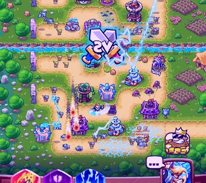 Tower Rush crash game gameplay screen