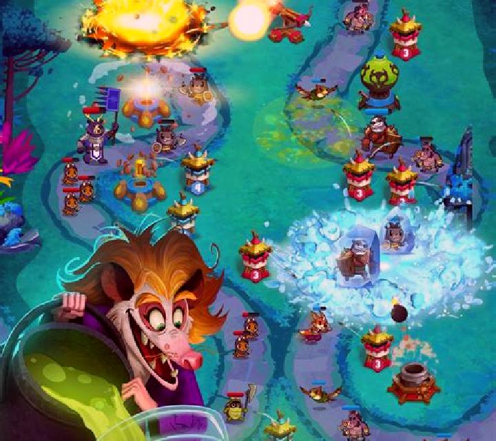 Tower Rush Galaxsys gameplay screenshot